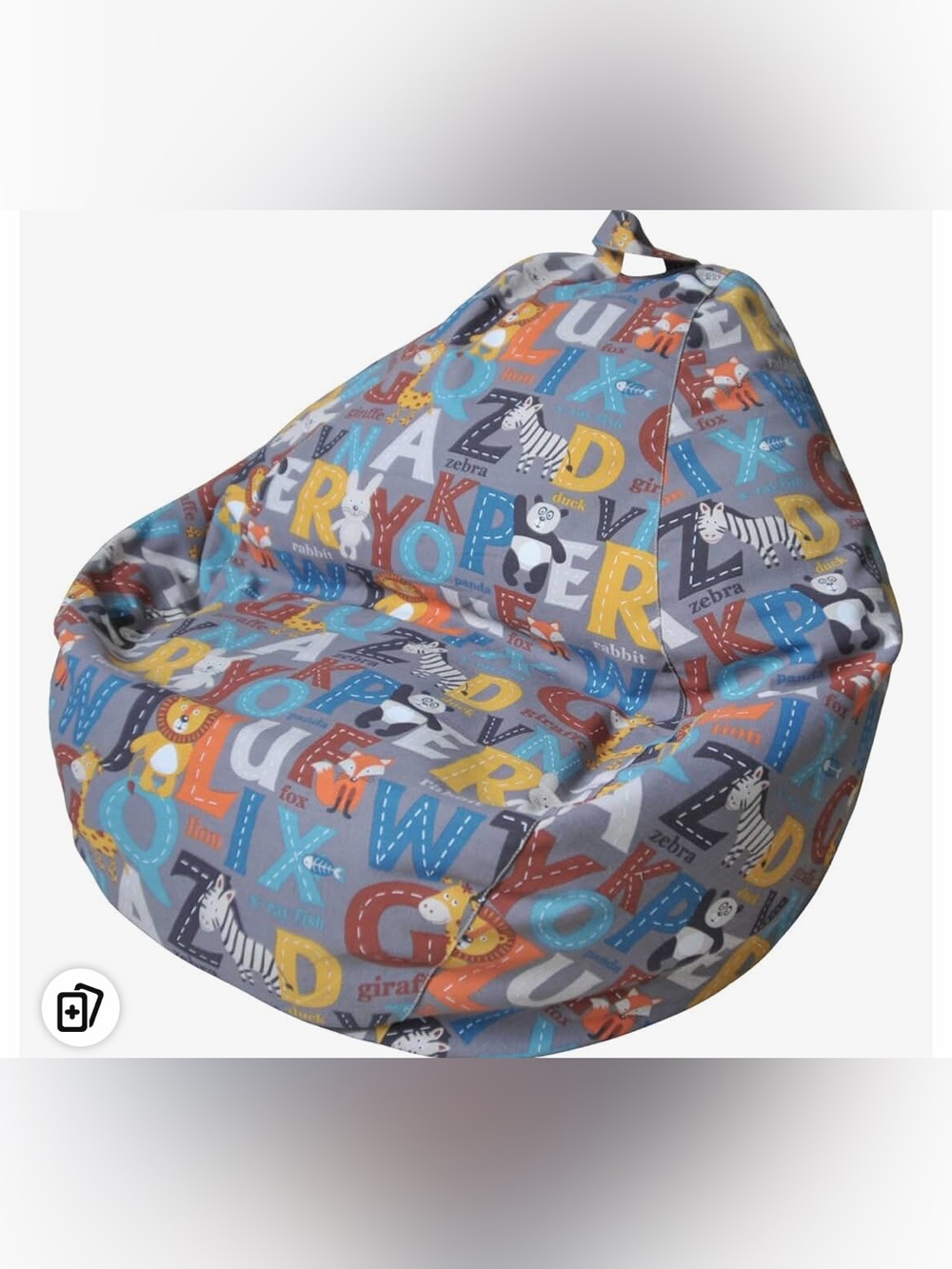 Yuppie Life Bean Bag Cover Stuffed Animal Plush Storage Bag Store Blankets Chair